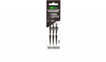 Kable Leadcore Leader Hybrid Lead Clip Korda