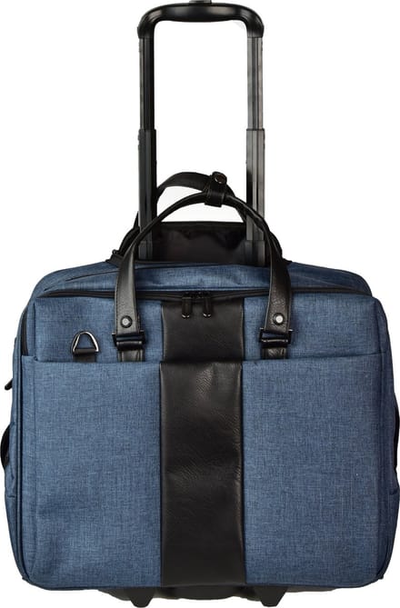 Dermata Business Laptop Trolley Canvas 3497CV Blauw