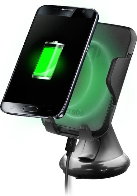 Wireless oplader + autohouder - SBS - 5 Watt