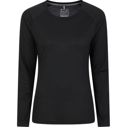 Mountain Warehouse Dames/Dames Quick Dry Top met lange mouwen (Zwart)