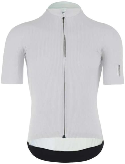 Q36.5 Pinstripe Pro Korte Mouw Wielertrui Wit XL Man