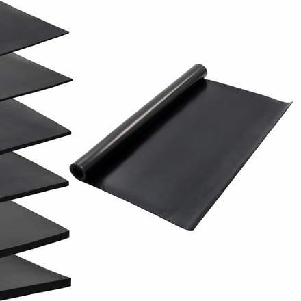 vidaXL - Vloermat - Zwart - 1,2 - x - 2 - m - Rubber