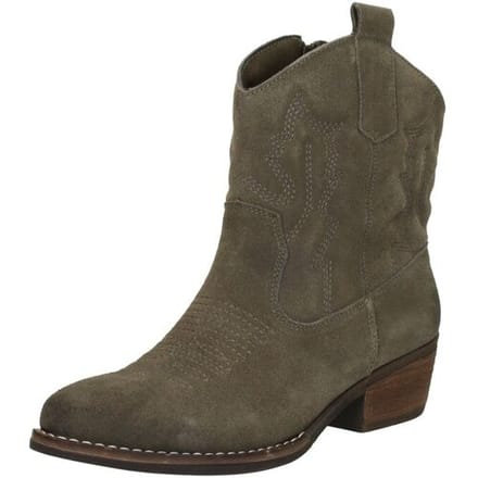 SUB55 Western boots Enkellaarsjes Hak - Groen - Maat 39