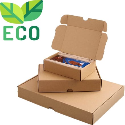 15 Ecologische Bruine Postdozen/ Verzenddozen 35x25x5cm KB