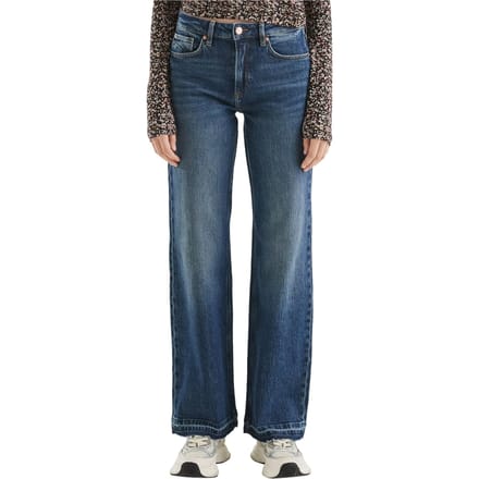 s.Oliver -qs Jeans Blue-denim Größe: W36L32 | Straight Jeans Outlet | Damen | Blau