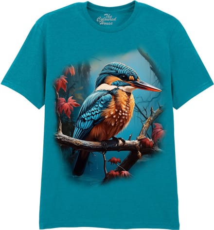 IJsvogel Kingfisher The Coloured House T-shirt S