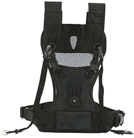 Dubbele Camera Strap - Nylon Schouderharnas voor Twee Camera's - Veilig en Comfortabel Camera Draagsystem