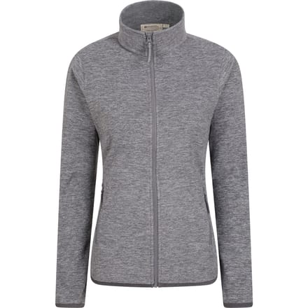 Mountain Warehouse Dames/Dames Snowdon II Melange Full Zip Fleecejack (Grijs)