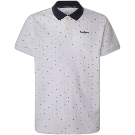 Pepe Jeans Johan Korte Mouw Poloshirt Wit L Man