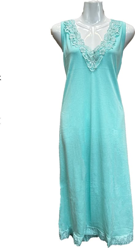 Dames Nachthemd Mint Groen M
