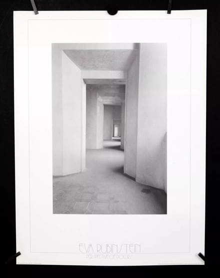 Poster - Perspective of Doors - Eva Rubinstein - Zwart/Wit - Jaren 80 - 45x60 cm