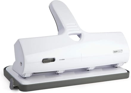 Heavy Duty 4-gaatsperforator voor 40 vellen - Wit