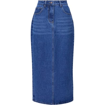 French Connection Denim Midi Back Split Skirt Sz18 Vintage Größe: 6 | Jeansröcke Outlet | Damen