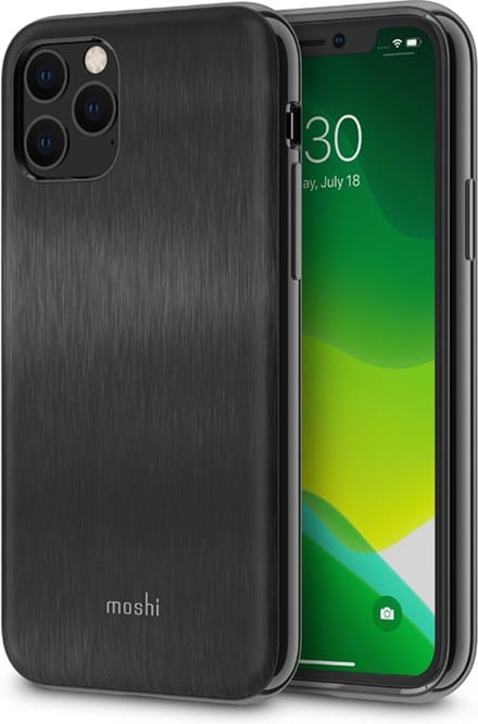 Moshi - iGlaze geschikt voor iPhone 11 Pro hoesje - zwart | zwart