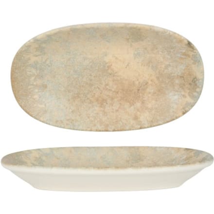 Bonna Serveerschaal - Luz - Porselein - 19x11 cm - set van 2