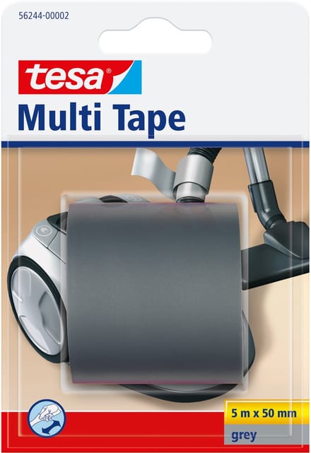 Tesa multi tape grijs - 5 meter x 50 mm.