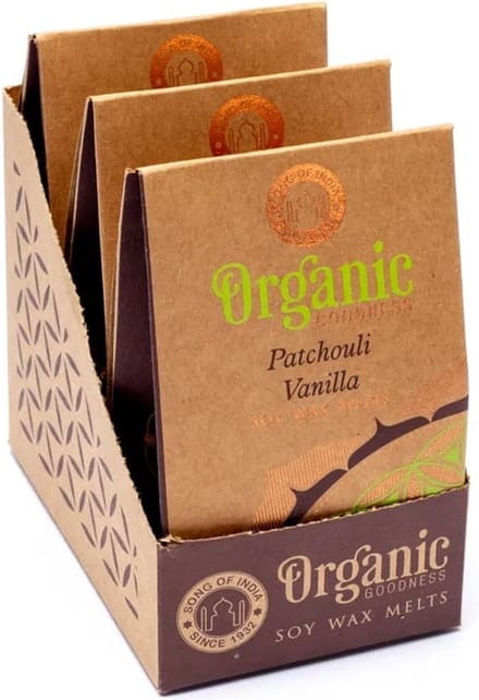 Patchouli Vanille Smeltkaarsjes - Waxmelts - Sojawas - Geur - Etherische olie - Aromabrander