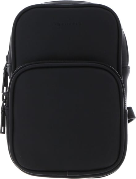 SEIDENFELT MANUFAKTUR Schoudertas Sveg Shoulderbag Black / Black Zwart
