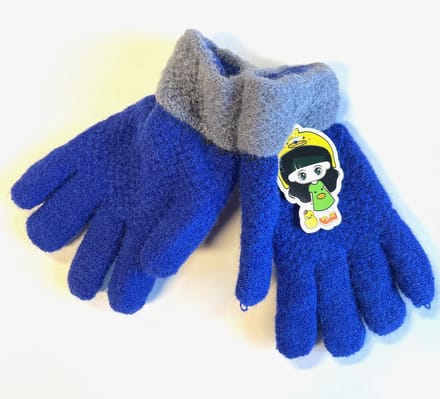 Kinder handschoenen - one size - Kinderhandschoen – Blauw
