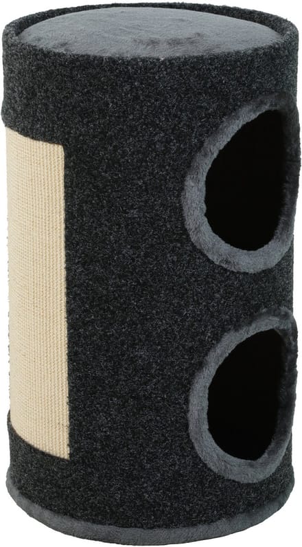 Krabton ZOLUX - Donkergrijs, Tonvormig met Schuilplaats - 37x37x61 cm