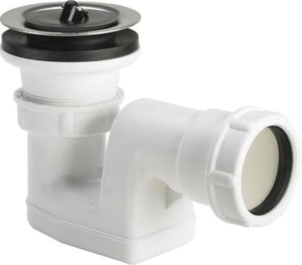 Viega douchebakafvoer compleet voor douchebak met gat 52mm chroom