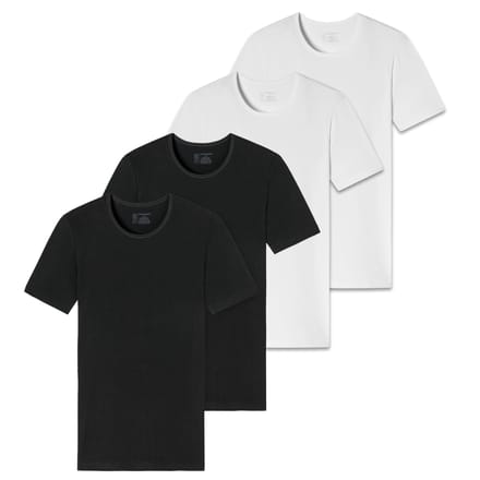 SCHIESSER T-shirt 2PACK T-shirt Verpakking van 4