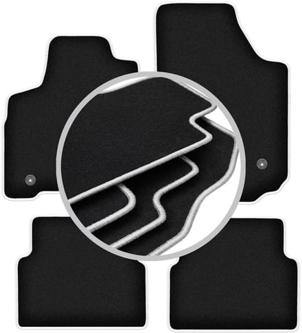 CARLUX-SILVER automatten voor: Opel Meriva A minivan (2002-2010)