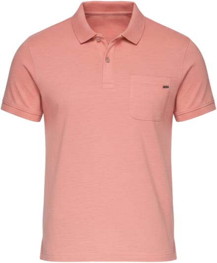 OMBRE Polo - Regular Fit - Katoen - Korte Mouw Roos M