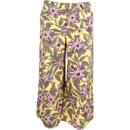 Red Valentino bedrukte broek met wijde pijpen in veelkleurig polyester