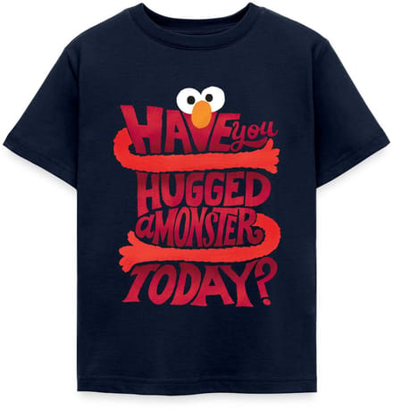 Sesamstraat Elmo Citaat Hugged A Monster T-Shirt Kinderen