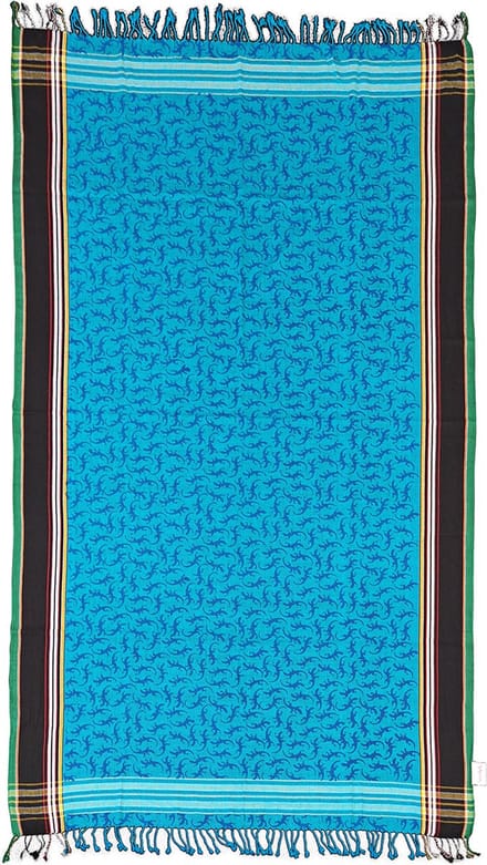Hamamdoek Lizard van Serendipity - Fouta - 100% katoen - Handbedrukt