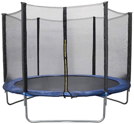 PIPIPOXER- Trampoline complete set met net tuintrampoline kindertrampoline Ø183cm blauw