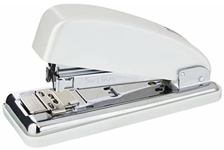 Klassieke nietmachine voor kantoor en school - metaal - wit