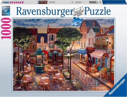 Ravensburger puzzel Geschilderd Parijs - Legpuzzel - 1000 stukjes