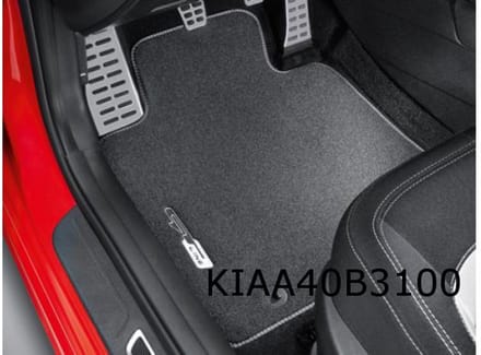 Kia Cee'd Mattenset 'velours' (4x) tekst "GT-line" Origineel! A2143ADE00GL