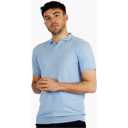 Heren Polo Enter - Ochtendblauw
