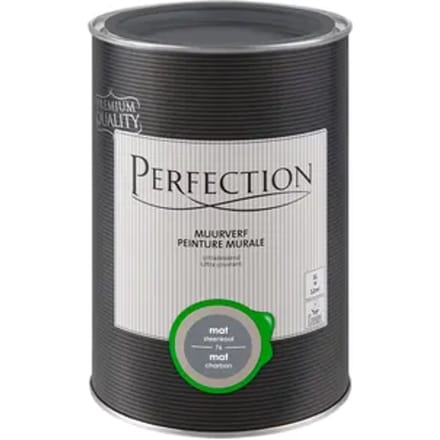 Perfection Ultradekkend Muurverf - Mat - Steenkool - 1l