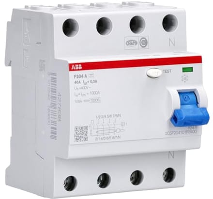 FI-veiligheidsschakelaar RCD 4P 300 mA 40 A