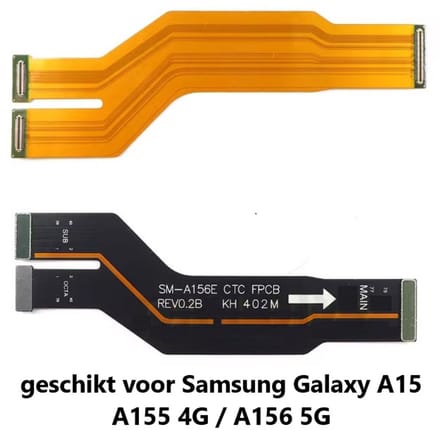 Samsung Galaxy A15 4G - 5G Moederbord Connector Flex Kabel