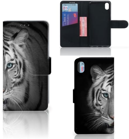 Xiaomi Redmi 7A Telefoonhoesje met Pasjes Tijger