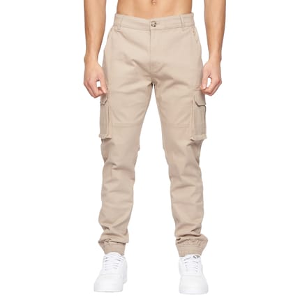Crosshatch Heren Frentons Cargo Broek (Steen)