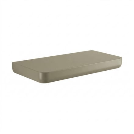 Wandplank Boat - Metaal - Taupe - 45x5x20 cm (BxHxD) - Organisch Design - Sfeervol