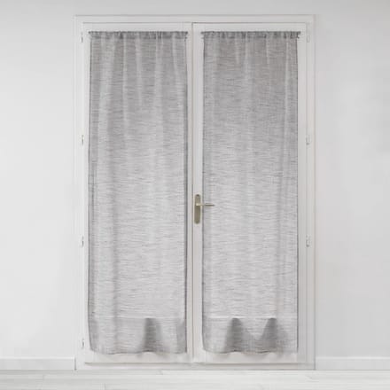Gordijnroede 2x70x200 cm Antraciet Ronde Stang