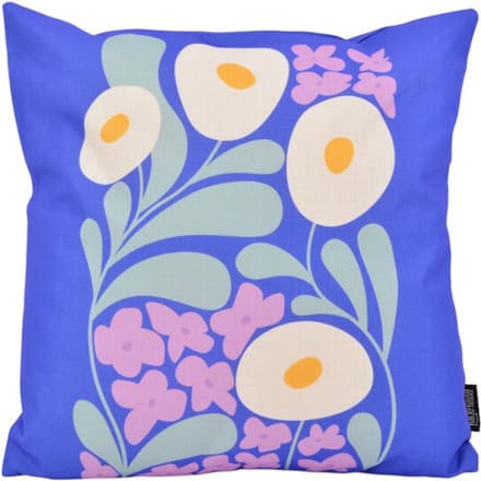 Gek op kussens! Sierkussen midnight blossom | 45 x 45 cm | katoen/linnen