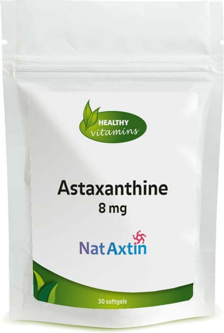 Healthy Vitamins Astaxanthine - 30 Vegan Capsules - 8 mg