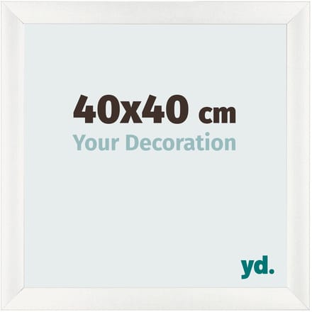 Your Decoration - Fotolijst 40x40 cm - MDF - Wit Geveegd - Pisa