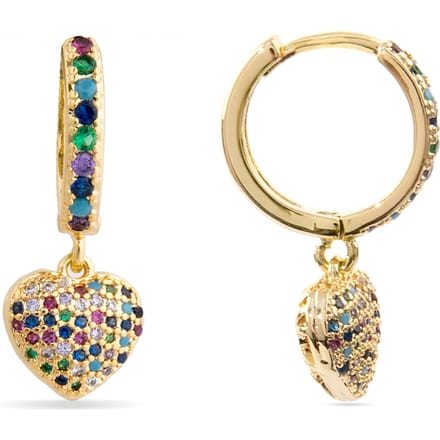 Luxenter Lethrax oorbellen afgewerkt in 18k goud