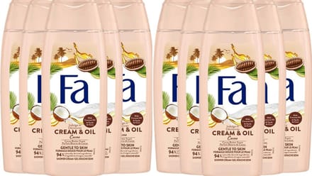 Fa Douchegel - Cream & Oil - Cacaobutter & Coco Oil - 10 x 250 ml