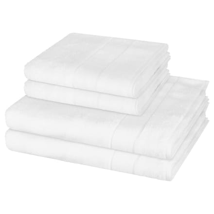 Cawö Sonstiges 2 X handdoek 2 X douchehanddoek - in set 4 pack Noblesse