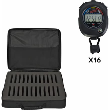 Batch 16 sco stopwatches + soft case Digi Sport Instruments